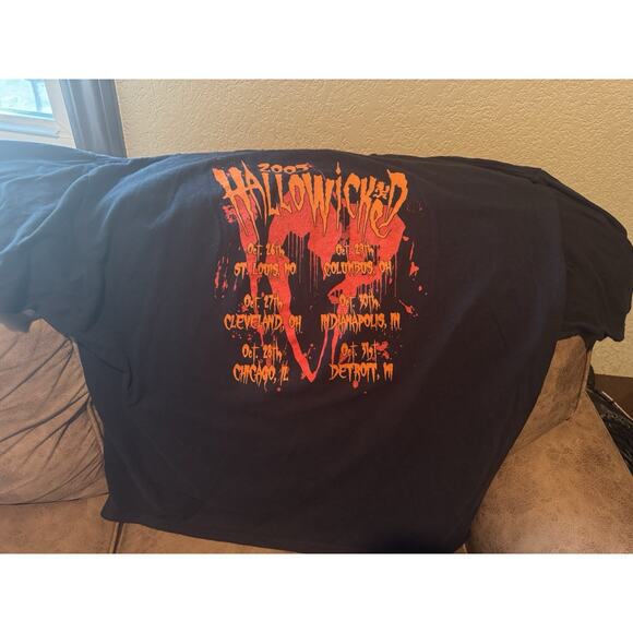 2005 insane clown posse concert tour shirt hallowicked black sz 3XL - Picture 8 of 8